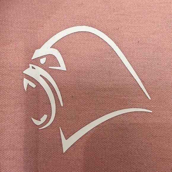 Ape Athletics Light Pink Cowl Neck Sweatshirt Size M - Picture 3 of 4